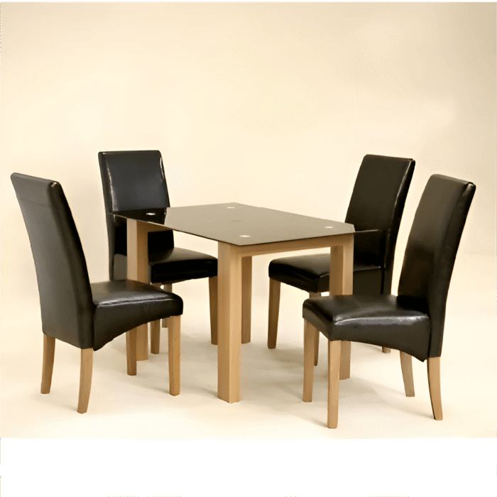 Adina Dining Set (Black)