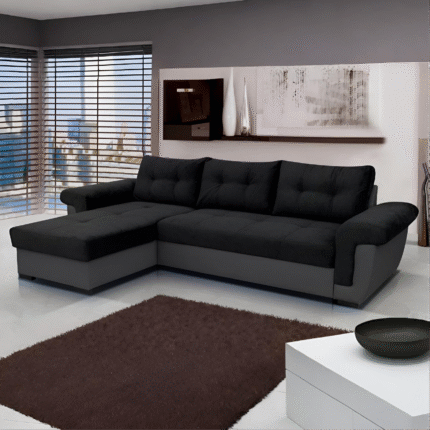 Amber Corner Sofa/Bed High Quality Foam with Storage