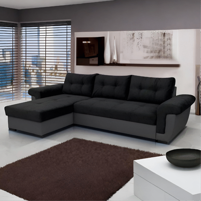 Amber Corner Sofa/Bed High Quality Foam with Storage