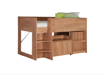 Astro Study Bunk in Oak Effect Veneer