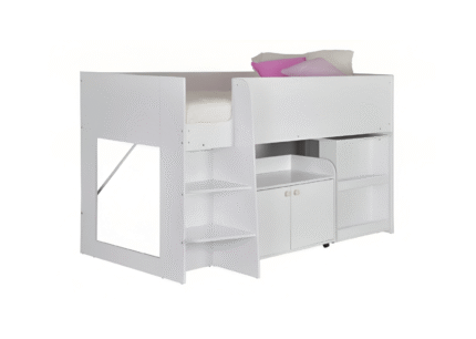 Astro Study Bunk in White