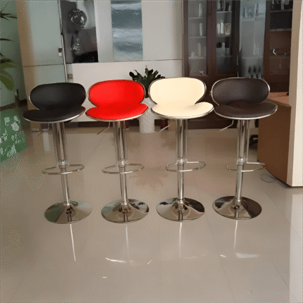 Barbados Gaslift Barstool-Faux Leather