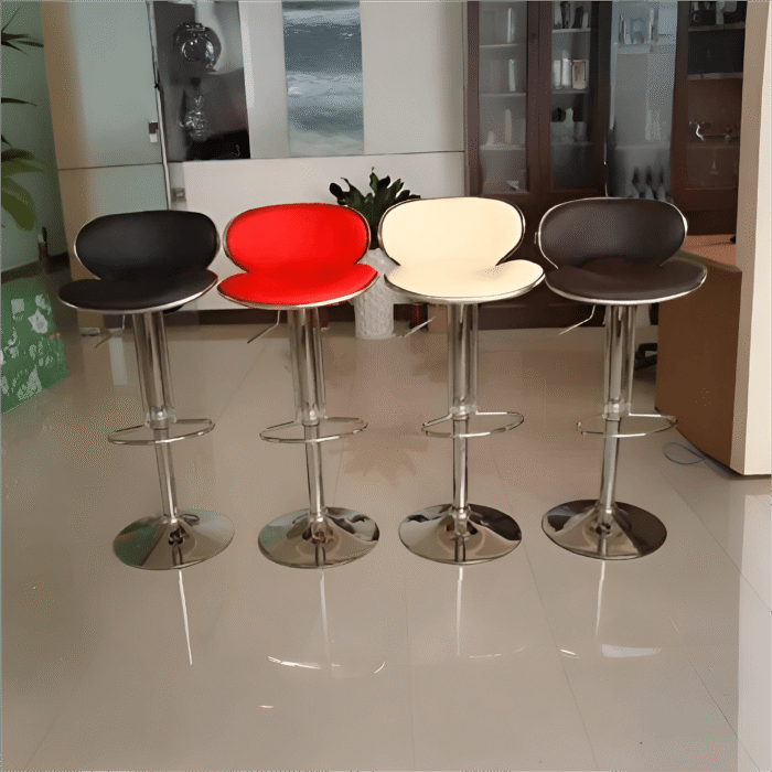 Barbados Gaslift Barstool-Faux Leather