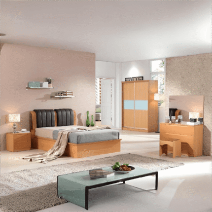 Beech Ottoman Kingsize Storage Bed