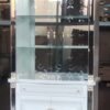 Ben Company Betty White/Gold Finish Italian Corner Display Cabinet - Image 4