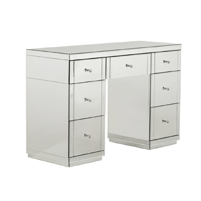 Clear Mirror Dressing Table 7 Drawer (MF7007)