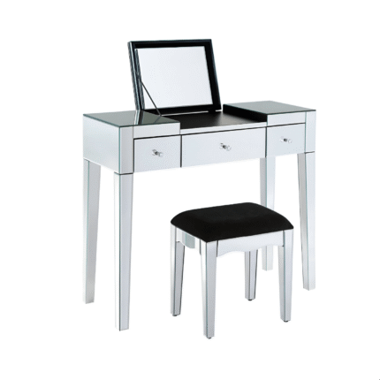 Clear Mirrored Dressing Table