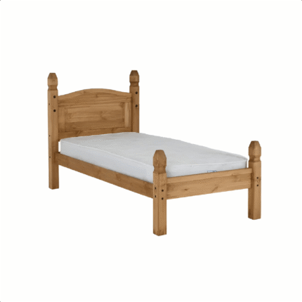 Corona 3' Bed Low Foot End Distressed Waxed Pine