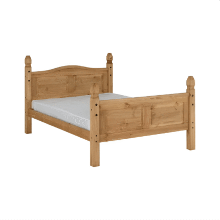 Corona 5' Bed High Foot End Distressed Waxed Pine