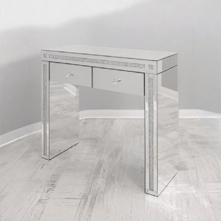 Crushed Glass Console Table