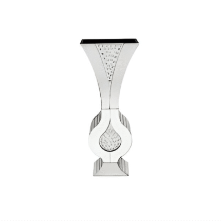 Floating Crystal Mirrored Vase