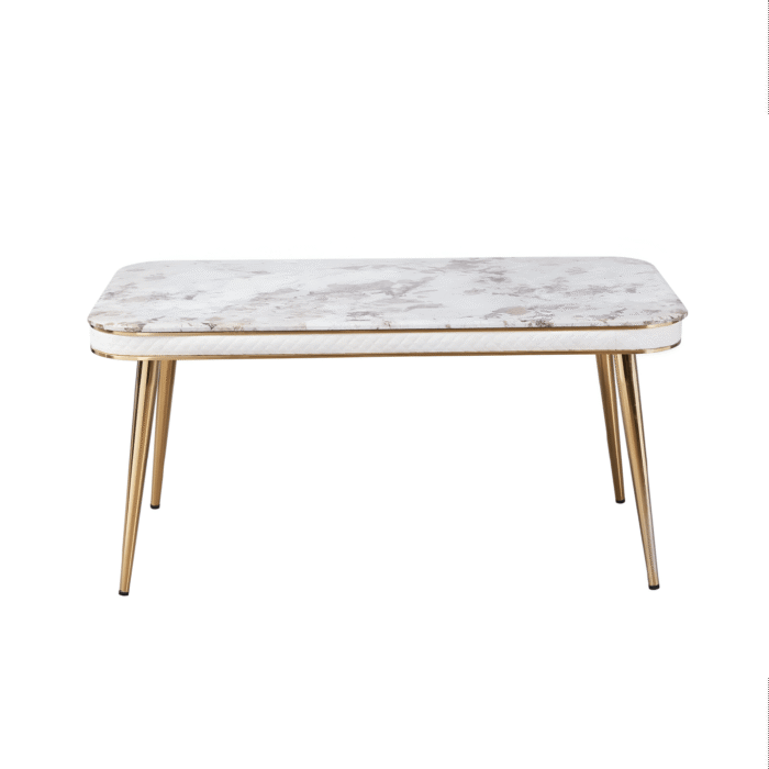 Luxe Dining Table (Gold - Grey)