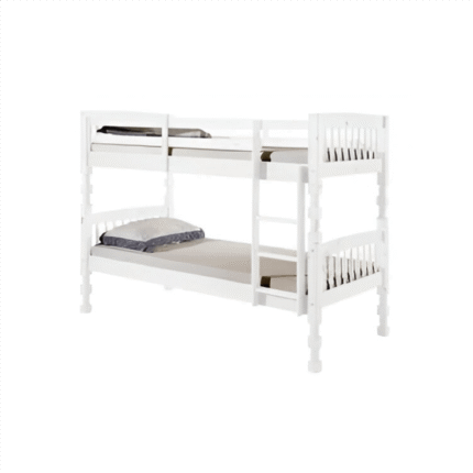 Milano Pine Bunk Bed White Wash