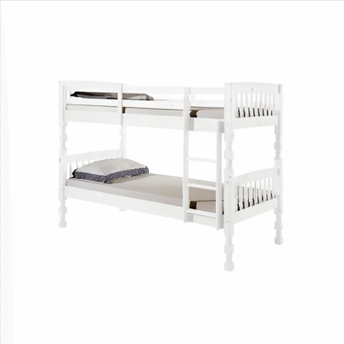 Milano Pine Bunk Bed White Wash