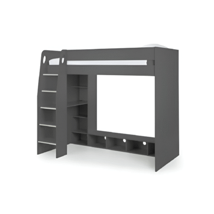 Nebula Gaming Bed with Desk - Anthracite (Julian Bowen)