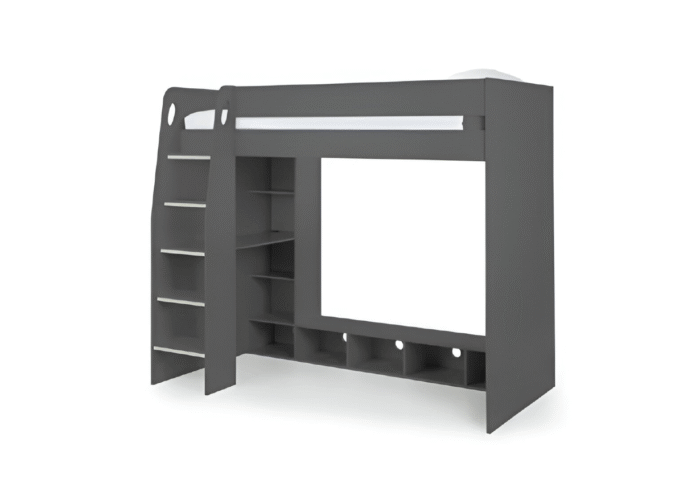 Nebula Gaming Bed with Desk - Anthracite (Julian Bowen)