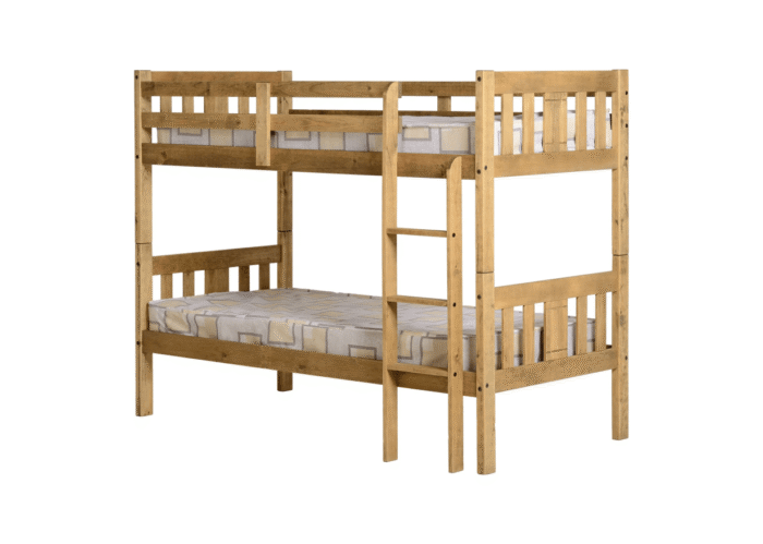 Rio 3' Bunk Bed in Distressed Waxed Pine