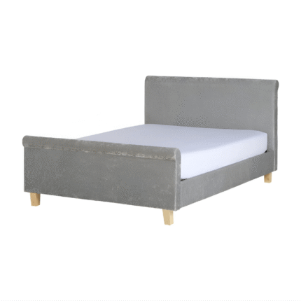 Shelby 4'6" Sleigh Bed High Foot End