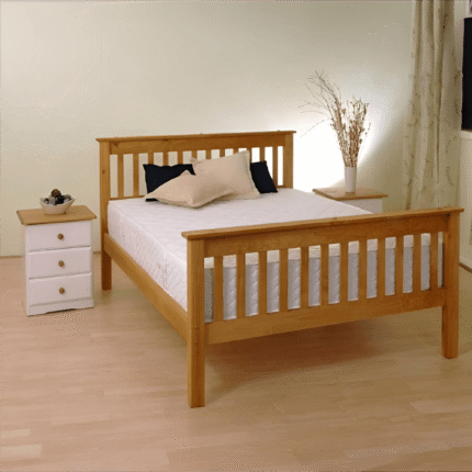Somerset Waxed Pine Wooden Bed Frame (All Sizes Available)