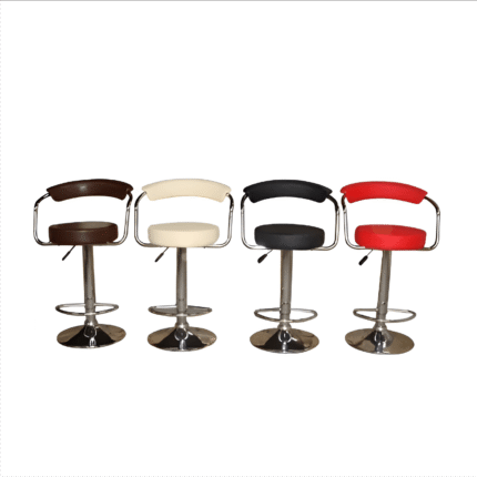 Venice Gaslift Barstool-Faux Leather