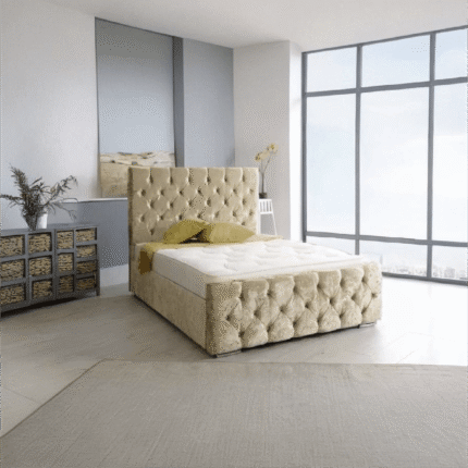 Stockholm Chesterfield Crushed Velvet Bed