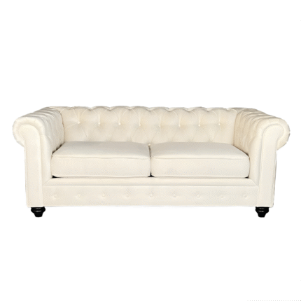 CHESTERFIELD 3+2 FABRIC – CREAM