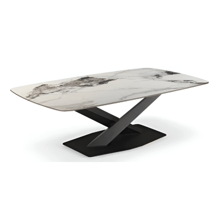 HARMONY CERAMIC COFFEE WHITE TABLE