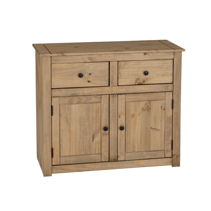 Panama 2 Door 2 Drawer Sideboard Natural Wax
