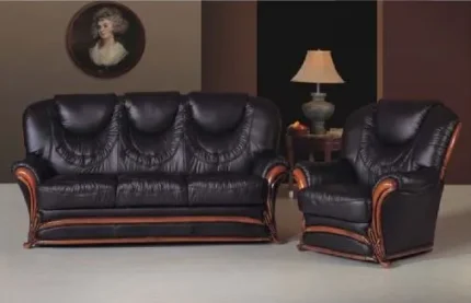 Leather Recliner Sofa