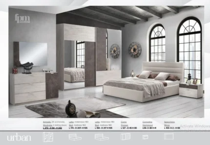 Urban Bedroom Furniture Set - Modern Elegance Collection