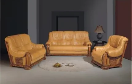 1+2+3 Genline Leather Sofa