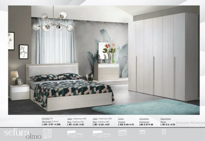 Sefura Olmo Bedroom Furniture Set