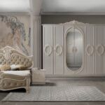 Nora Classic italian 6 Doors Bedroom Furniture Set Beige colour