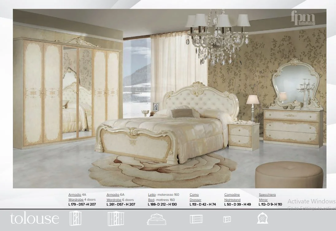Chesterfield Luxury Bedroom Furniture Set