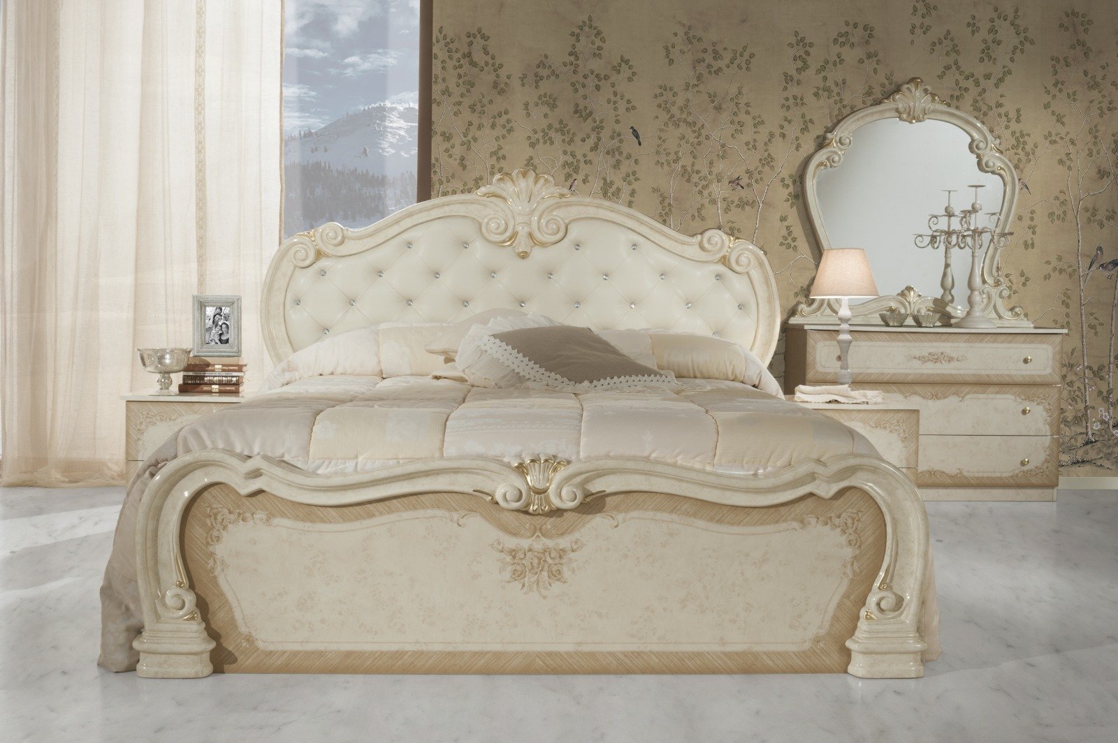 Tolouse Luxury Italian Bedroom Furniture Set - Image 7