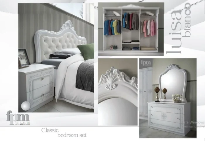 Bianco Luisa Bedroom Set
