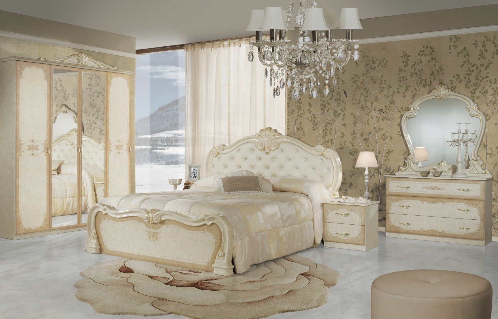 Tolouse Luxury Italian Bedroom Furniture Set - Image 6