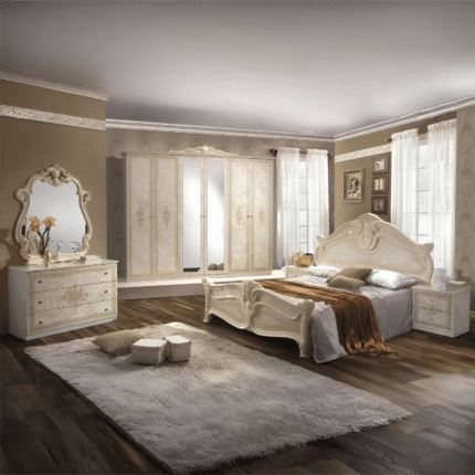 Amalfi Italian Biege 4/6 Doors Bedroom Set