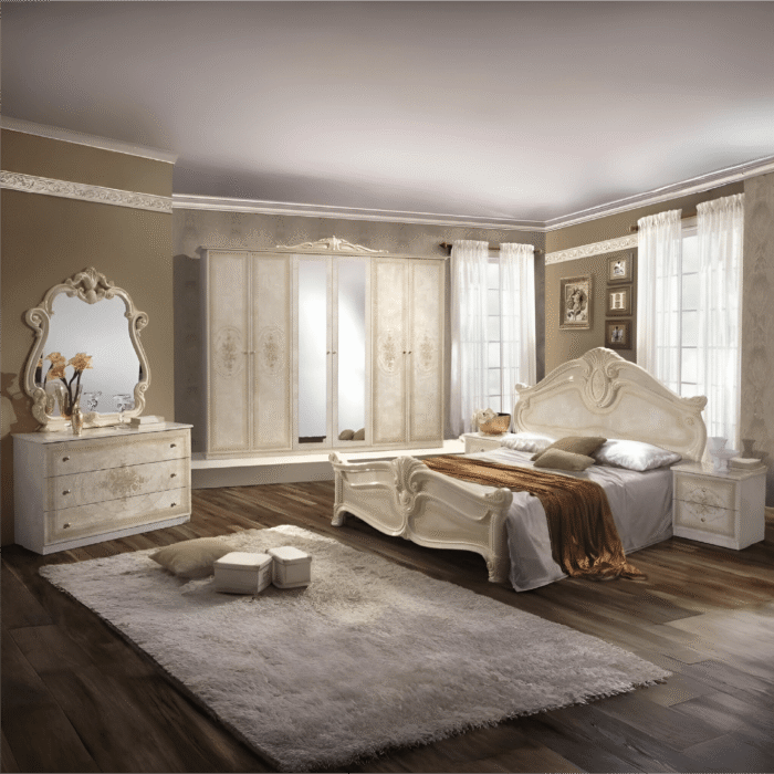 Amalfi Italian Biege 4/6 Doors Bedroom Set