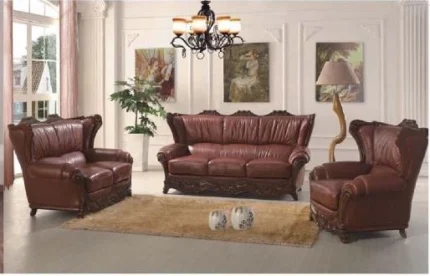 Classic Leather Sofa