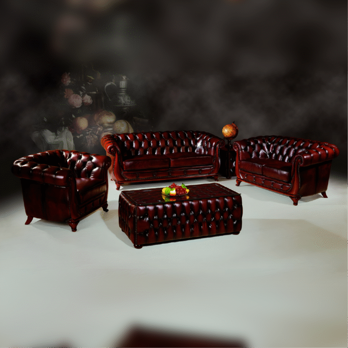 Dunhill Chesterfield Italian Sofa Set