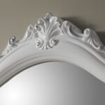 Luisa Italian High Gloss 6 Doors Bedroom Set White-Silver - Image 5