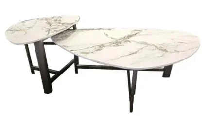 CASCADE CERAMIC COFFEE TABLE SET