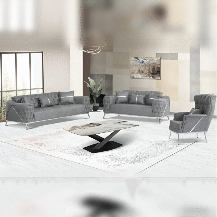 Jasmine Sofa/Bed Velvet Grey