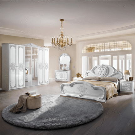Clarissa White / Silver Gold Bedroom Furniture Collections