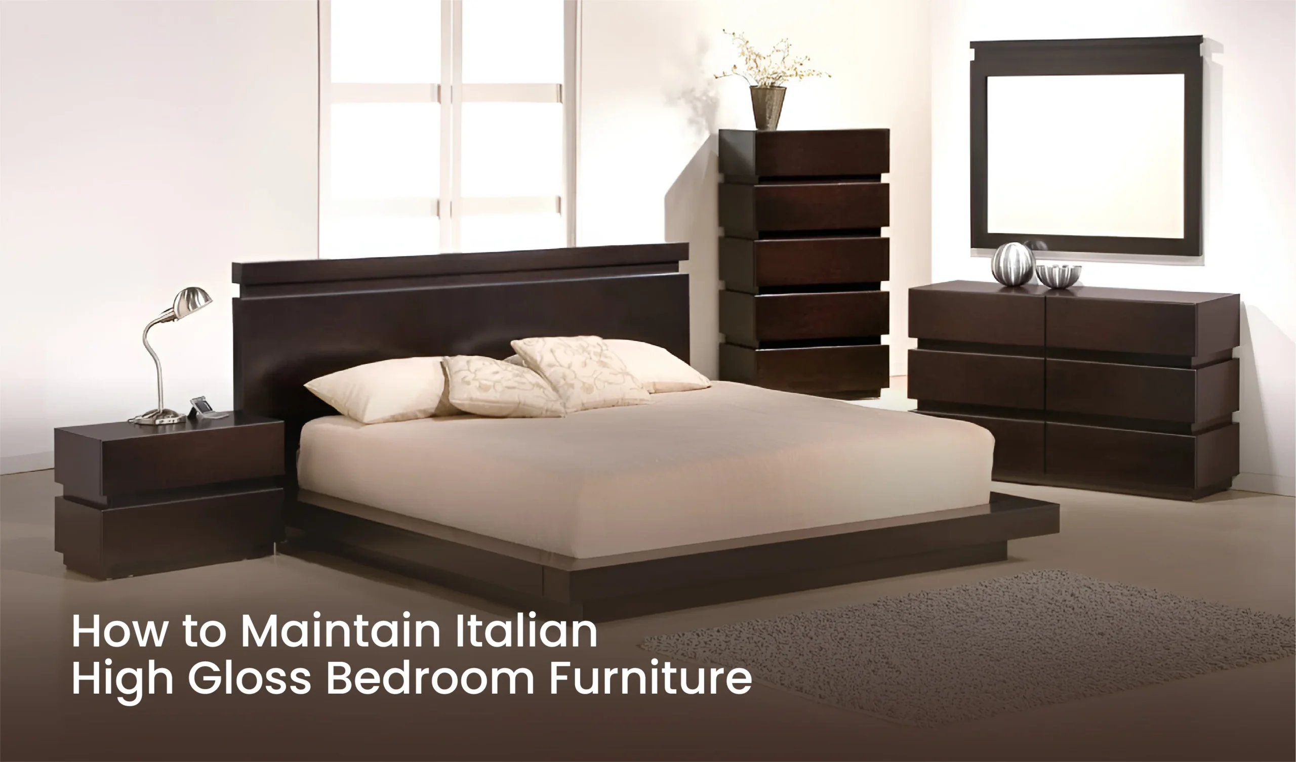 Italian High Gloss Bedroom Furniture