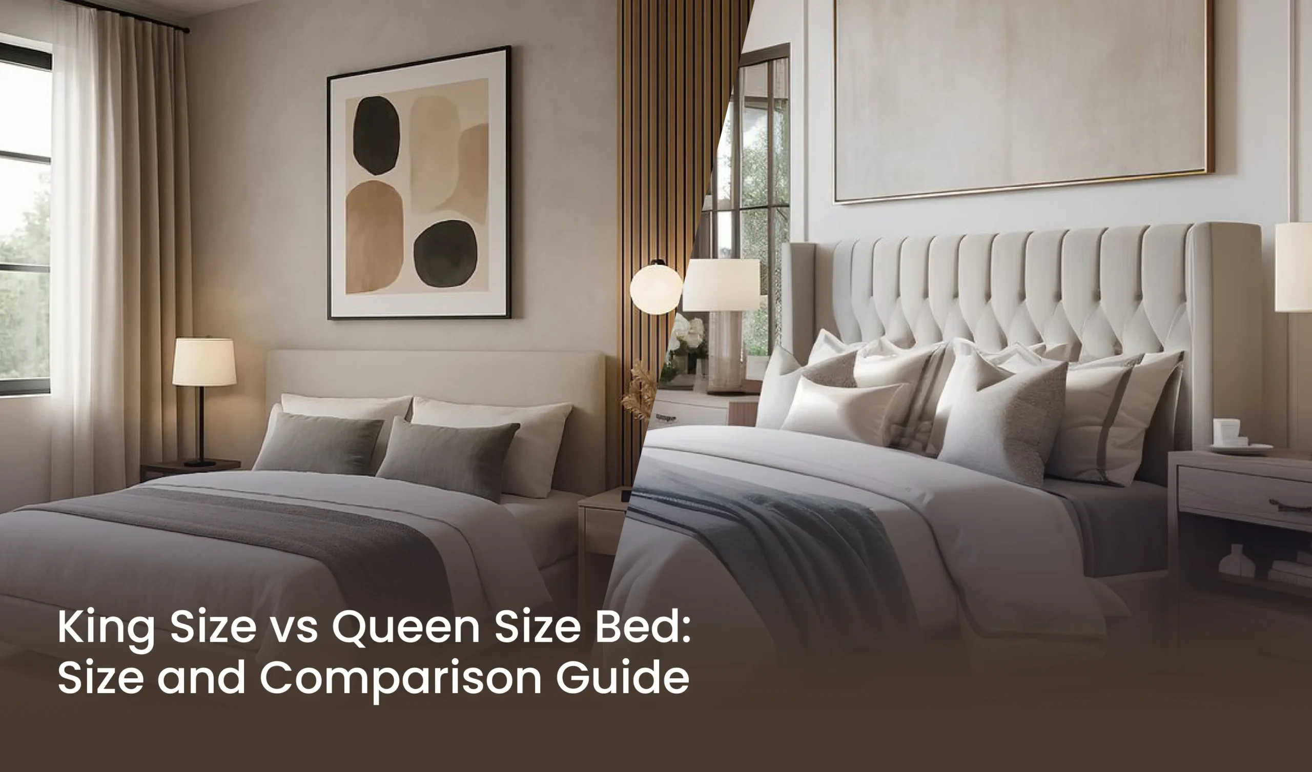 King Size vs Queen Size Bed by Cash and Carry