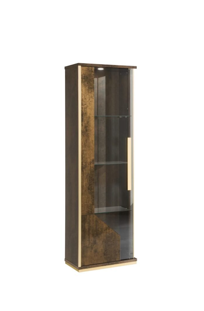 Desiree Italian TV Cabinet Bronze-Gold Living Room From H2O Italia - Image 2