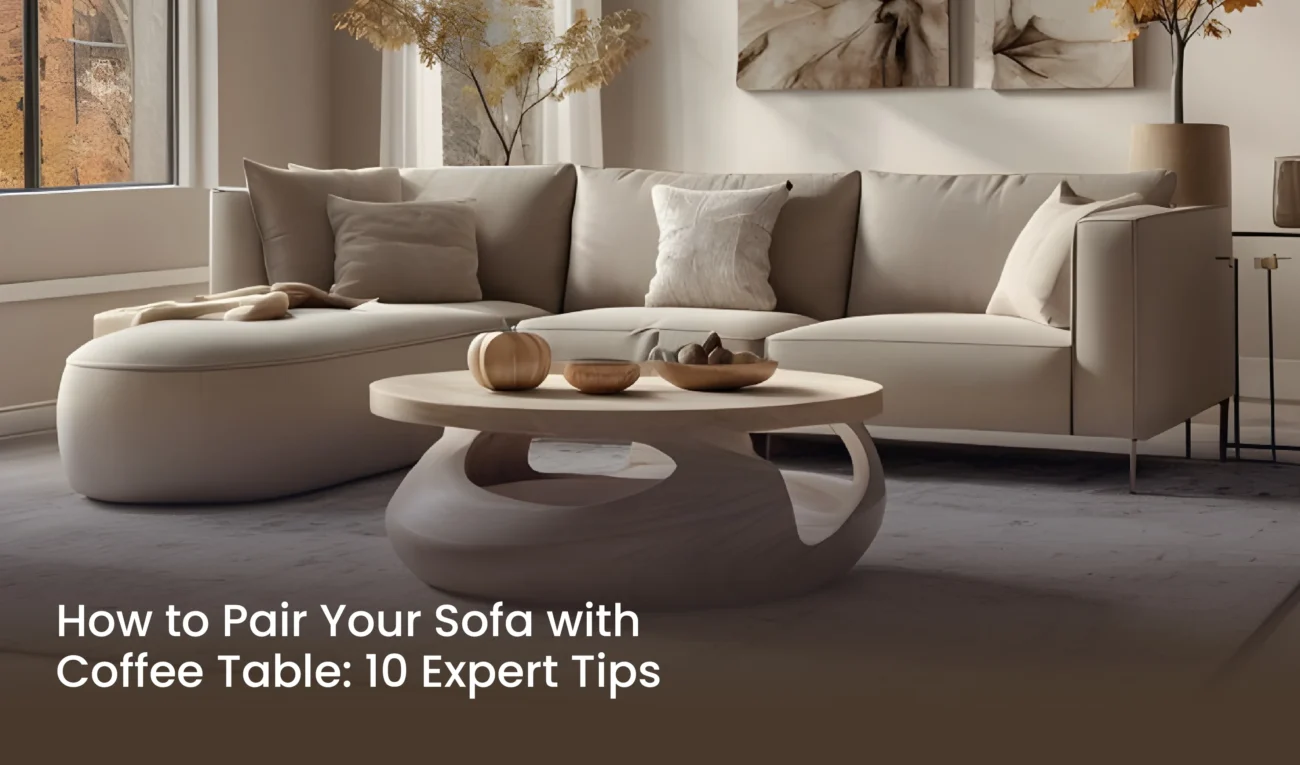 Sofa with Coffee Table TIps By C&C