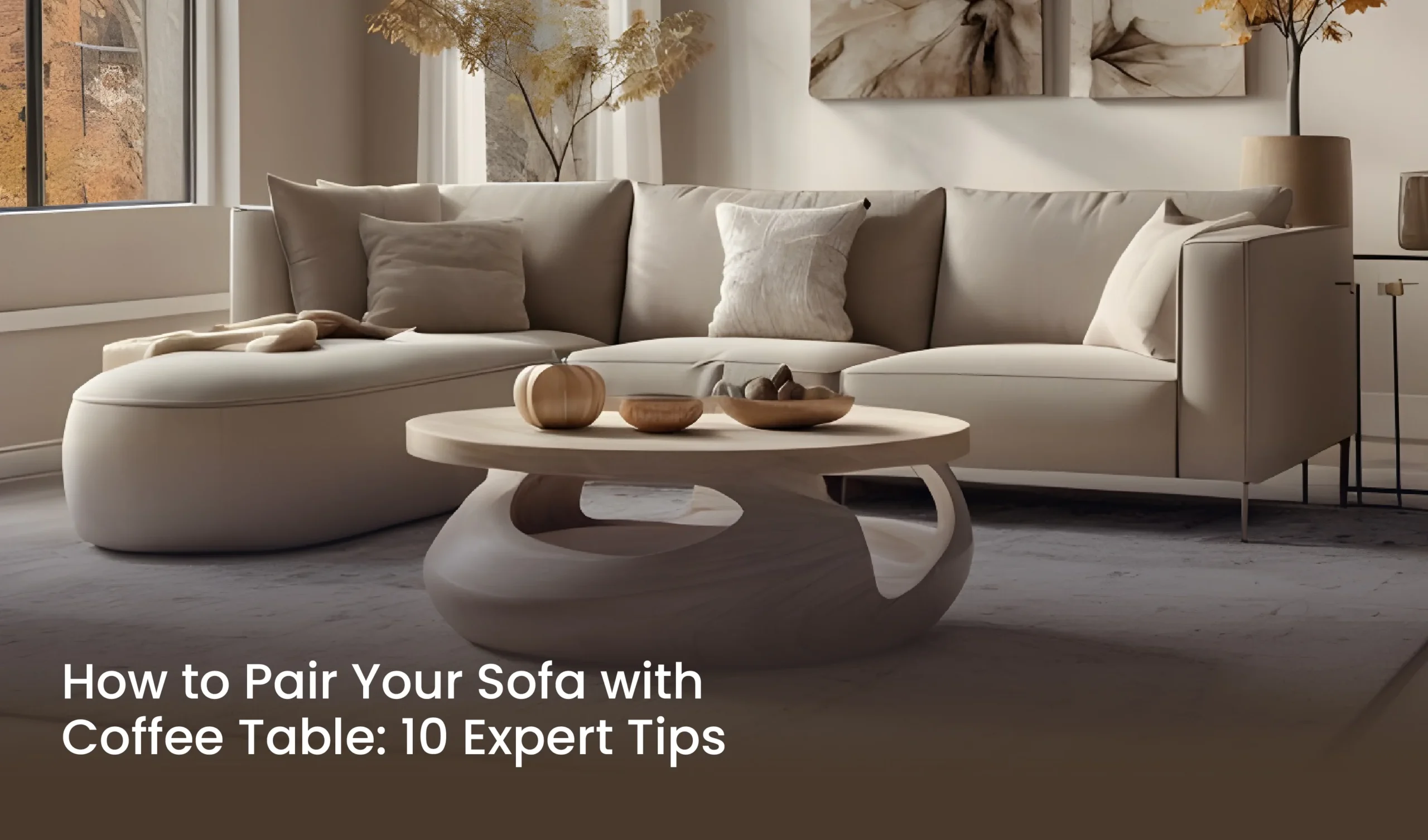 Sofa with Coffee Table TIps By C&C